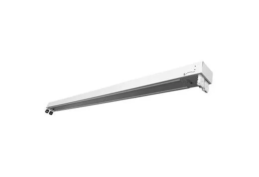 Lamp Ready Fixture Strip, 8ft, 4 Lamp, T8 Double End Bypass Lamp