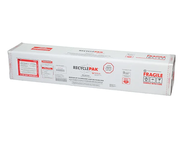Large 4ft Shielded Fluorescent Lamp Recycling Kit