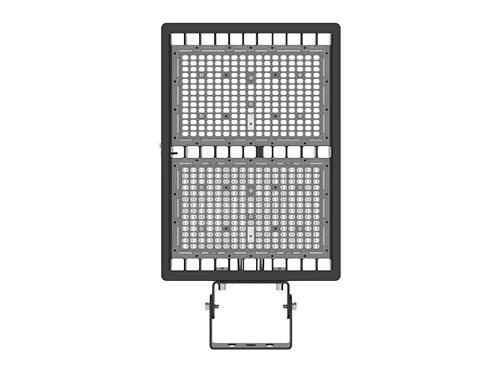 Large Flood Light, 40,000 lm, 4000K, Wide Distribution, Trunnion Mount
