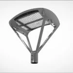 Post Top Area Light, 400W, Type IV, Gray, Post-Top Mount, 120-277V - view 4