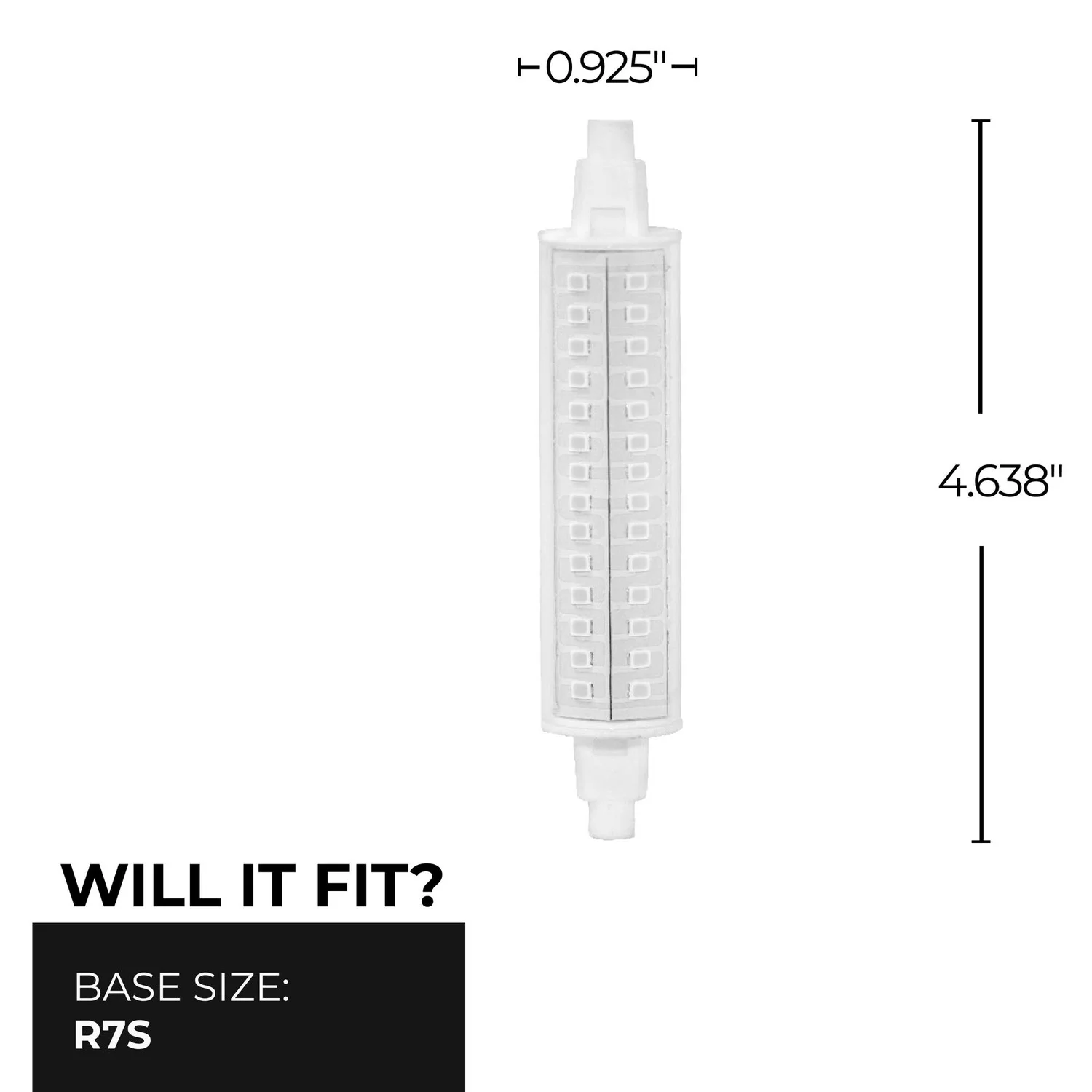 Bulbrite Krypton/Xenon 60 W T3 Light Bulb With A Frost Finish And Mini-Candelabra Screw (E11) Base, ...
