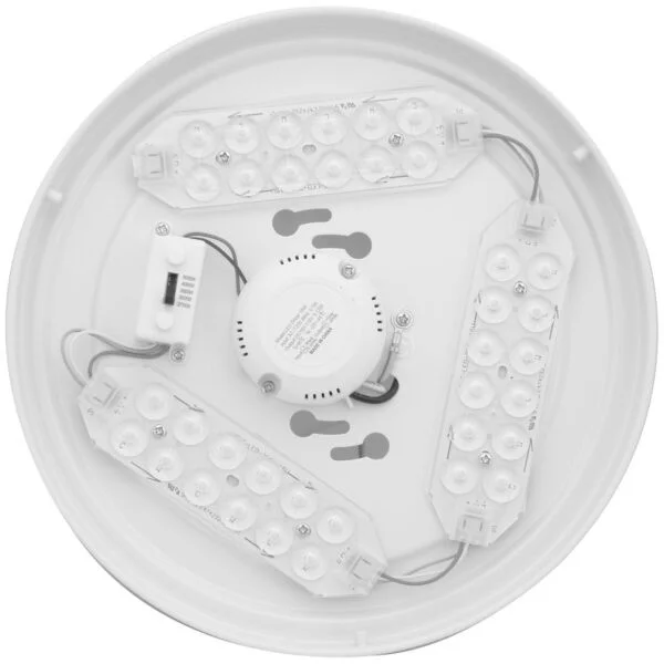 LED 11 Inch Slim Saucer Flushmount Ceiling Light Fixture, 15 Watts, 1050 Lumens, Selectable 5 CCT 27...