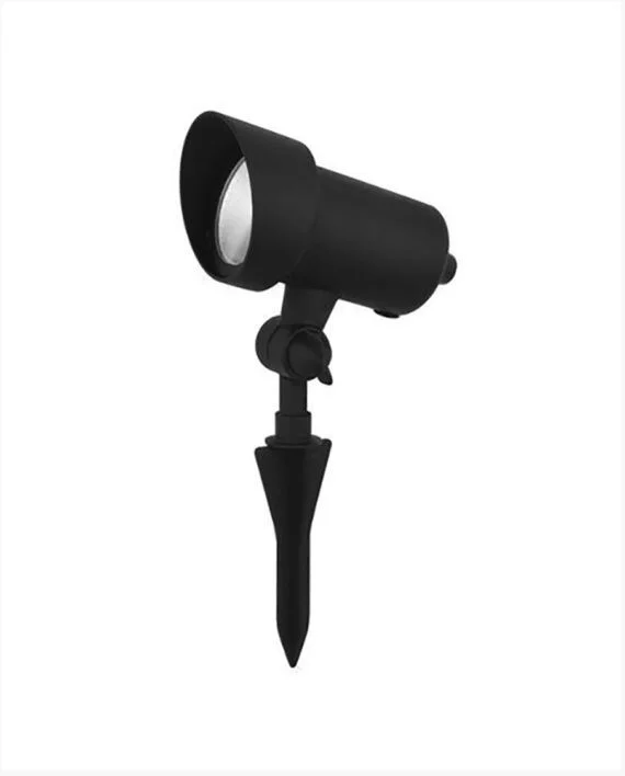 LED 12V Wired Landscape Flood Light, 6W, 12V, Black, CCT Selectable 3000K/4000K/5000K