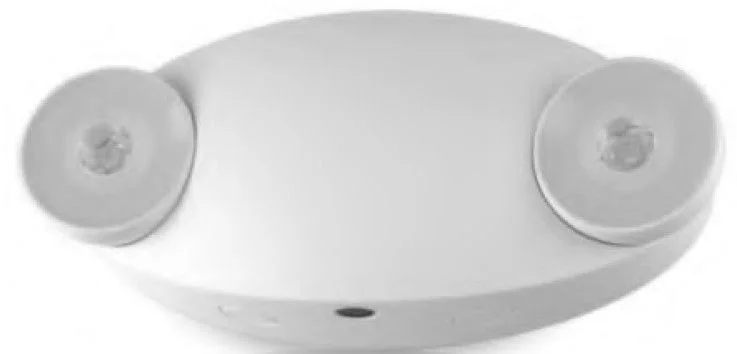 LED 2-Head Mini Emergency Light, 1W, 6000K, 120~277V