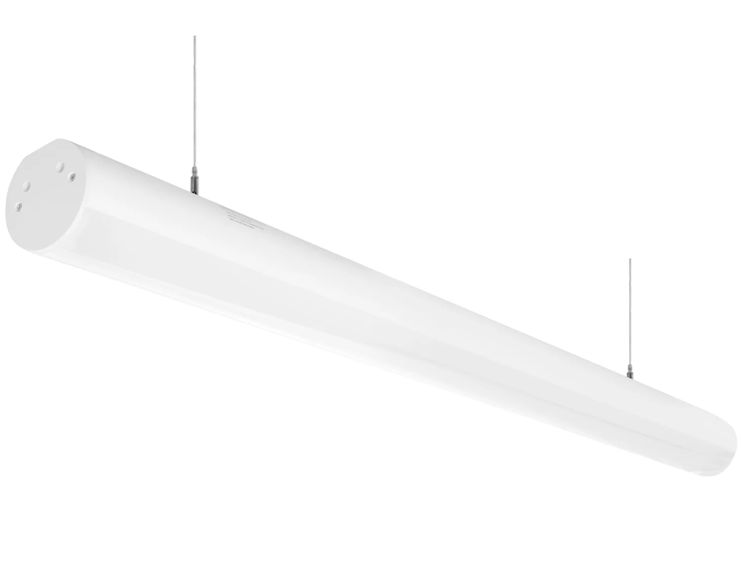 LED Architectural Round Suspended Commercial Lights, 4FT, 40W, 3500K, Dimmable
