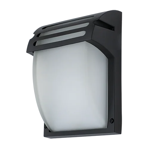 LED Architectural Wall Pack, 9W, 600lm, 120V, 4000K, Black
