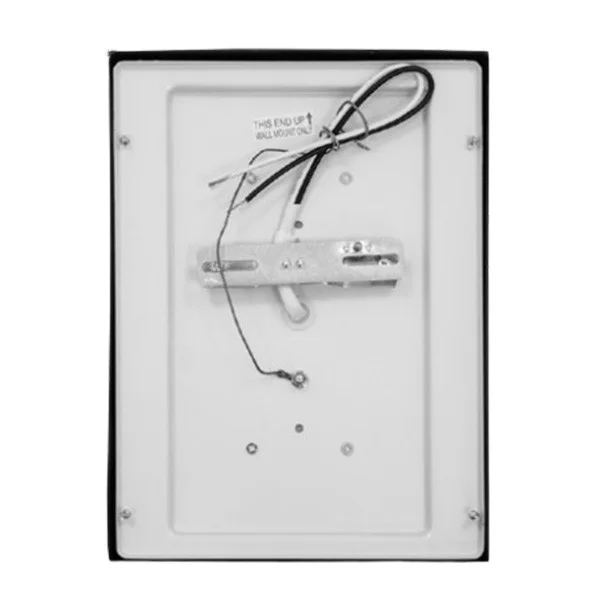 LED Architectural Wall Pack, 9W, 600lm, 120V, 4000K, Black - view 4