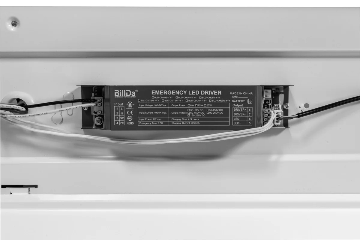 LED Architectural Wrap, 50W, Power and CCT Selectable, Dimmable, Emergency Battery Backup - view 2