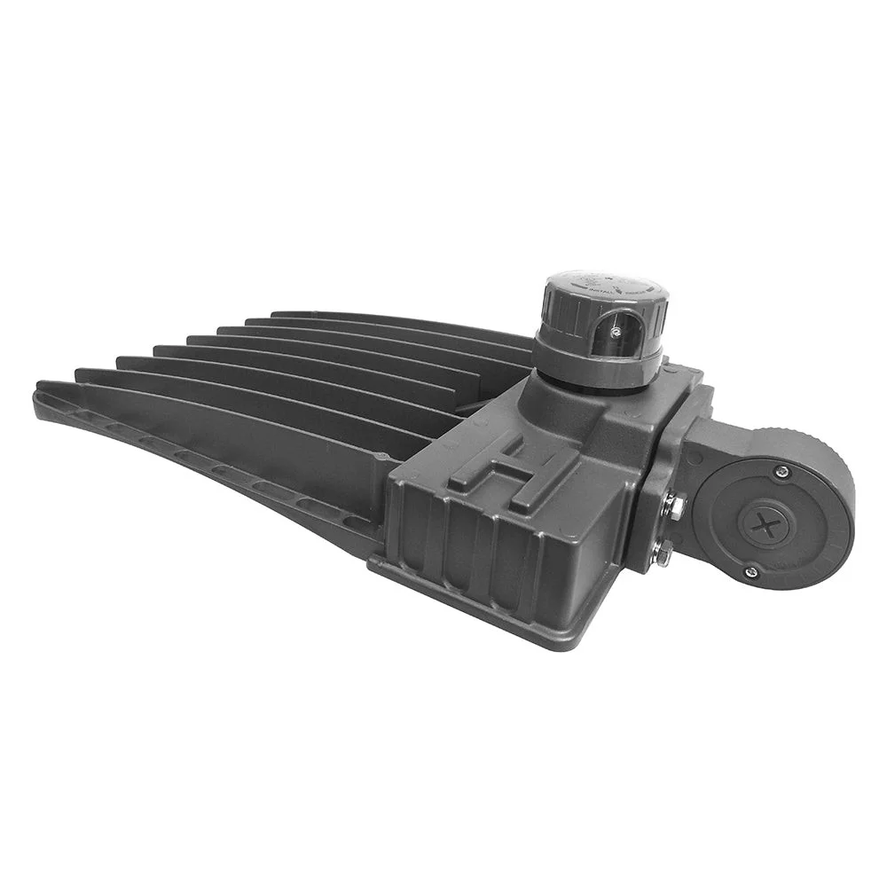 100W LED Shoebox Light, AC120-277V, 5000K, Dimmable, Type III Distribution, Photocell, 5-Pin