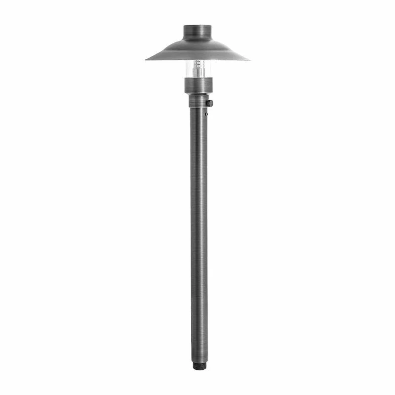 LED Area Light, Solid Brass, Antique Bronze Finish, 3W, 200LM, 3000K