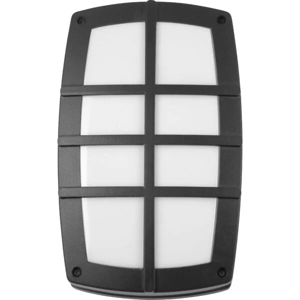 LED Bulkhead Outdoor Wall Sconce Light Fixture, 11-Inch, 12 Watts, Black, CCT Selectable 30K/40K/50K - view 2