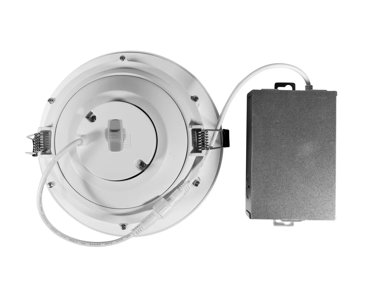 LED Canless Slim Fit Gimbal Downlight, 15 W, 5CCT Selectable - view 3