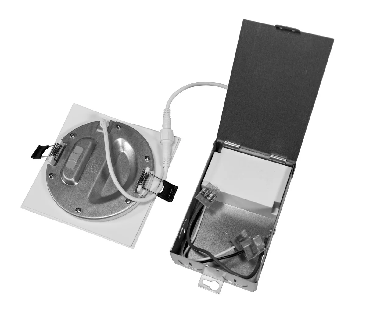 LED Canless Slim Fit Square Downlight, 6", 5CCT Selectable - view 5