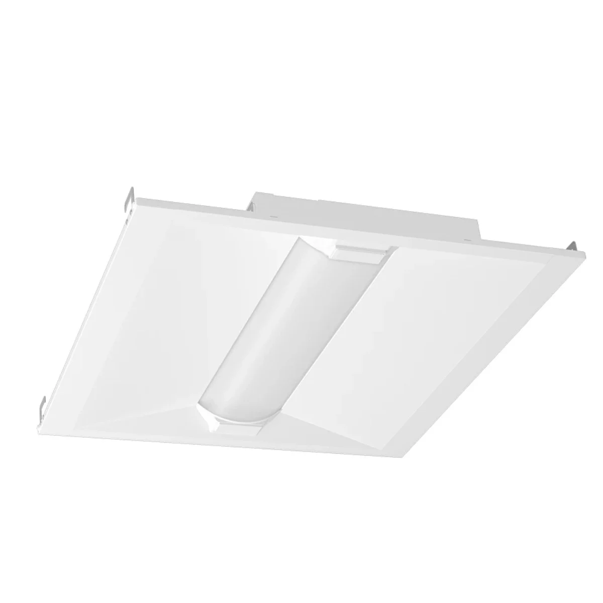 LED CCT Tunable Troffer Light with Built-in Sensor Base, 2x2, 15W/20W/25W Selectable, 2700K-6500K, 120-277V, 0-10V Di...