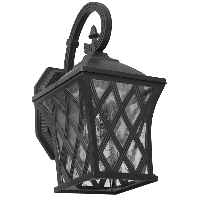 LED Coach Light Outdoor Fixture, 9W, Multi-Volt, CCT Selectable, Black