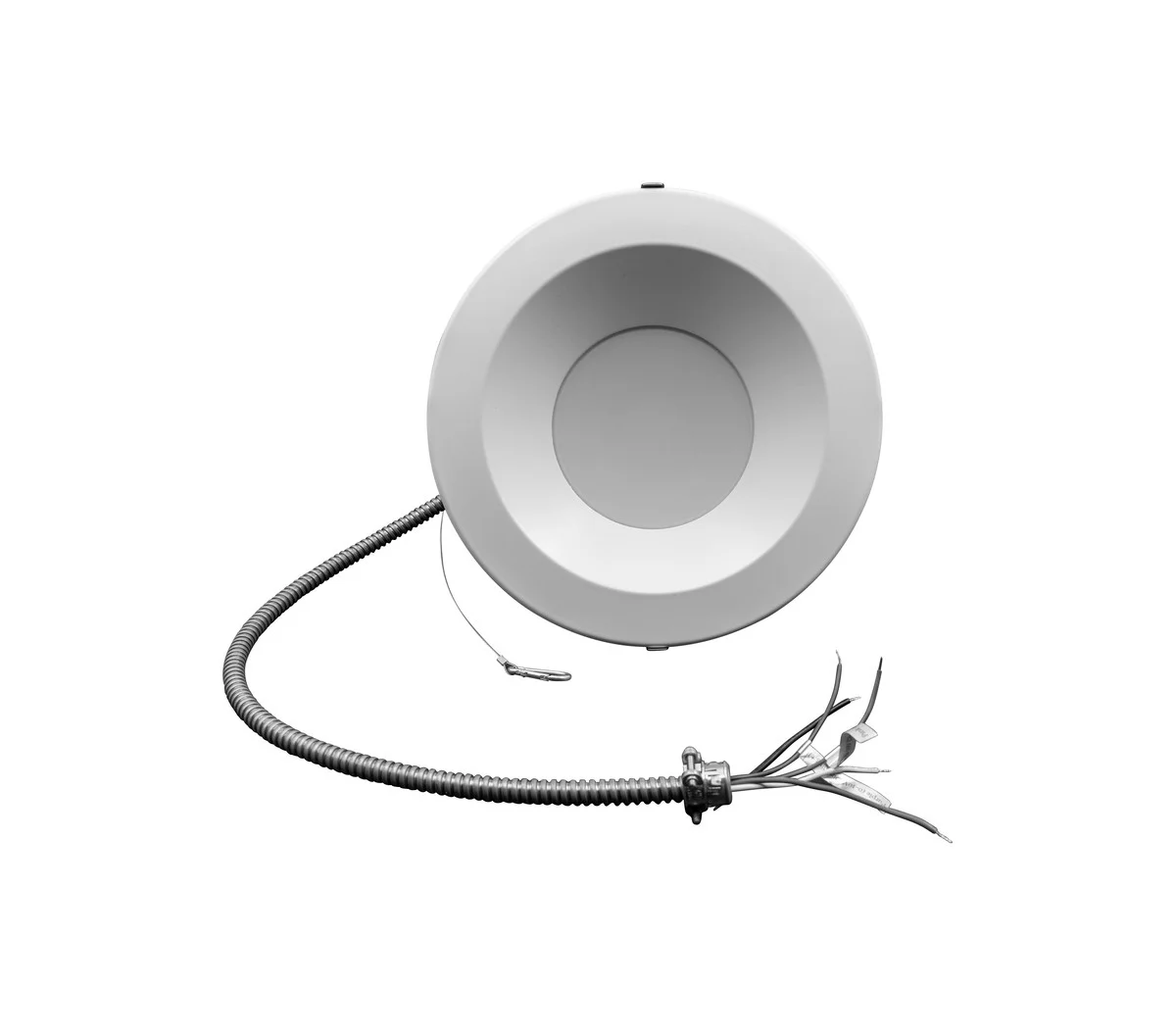LED Commercial Downlight, 10", 36W, Power & CCT Selectable, Round Smooth Trim