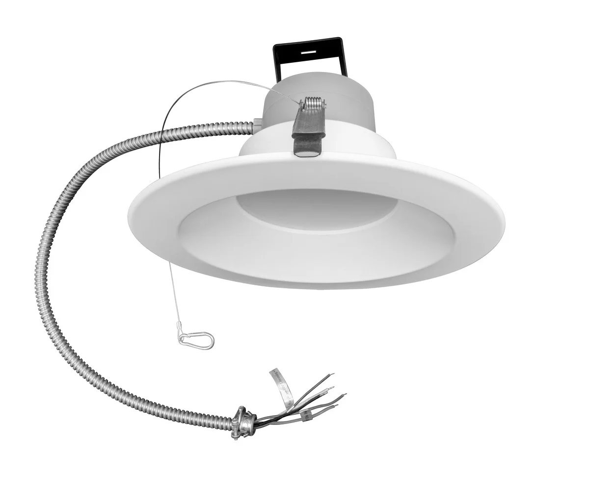 LED Commercial Downlight, 10", 36W, Power & CCT Selectable, Round Smooth Trim - view 3