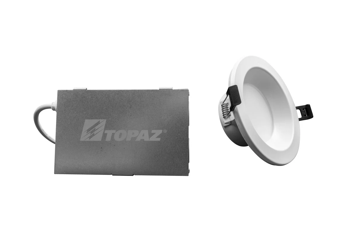LED Commercial Downlight, 4", Remote Driver, 12W, CCT Selectable, Round Smooth Trim - view 2