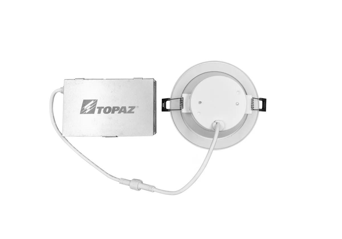 LED Commercial Downlight, 4", Remote Driver, 12W, CCT Selectable, Round Smooth Trim - view 4