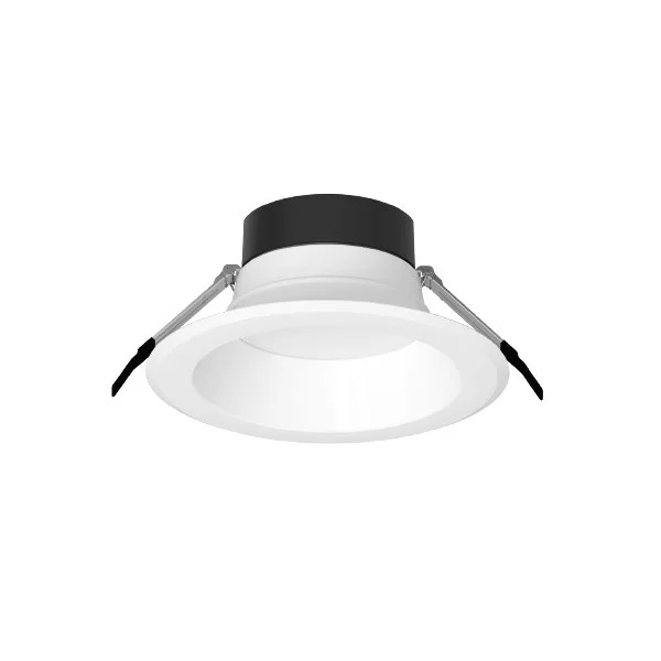 LED Commercial Downlight, 8", CCT & Wattage Selectable, Universal Voltage, Dual Dimming