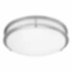 LED Double Ring Flush Mount Ceiling Light, 26W, 16" - view 3