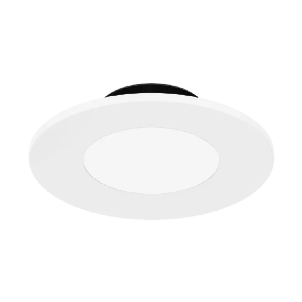 LED Downlight Retrofit, 3-4" Magnetic Interchangeable Trim Disk, CCT Selectable