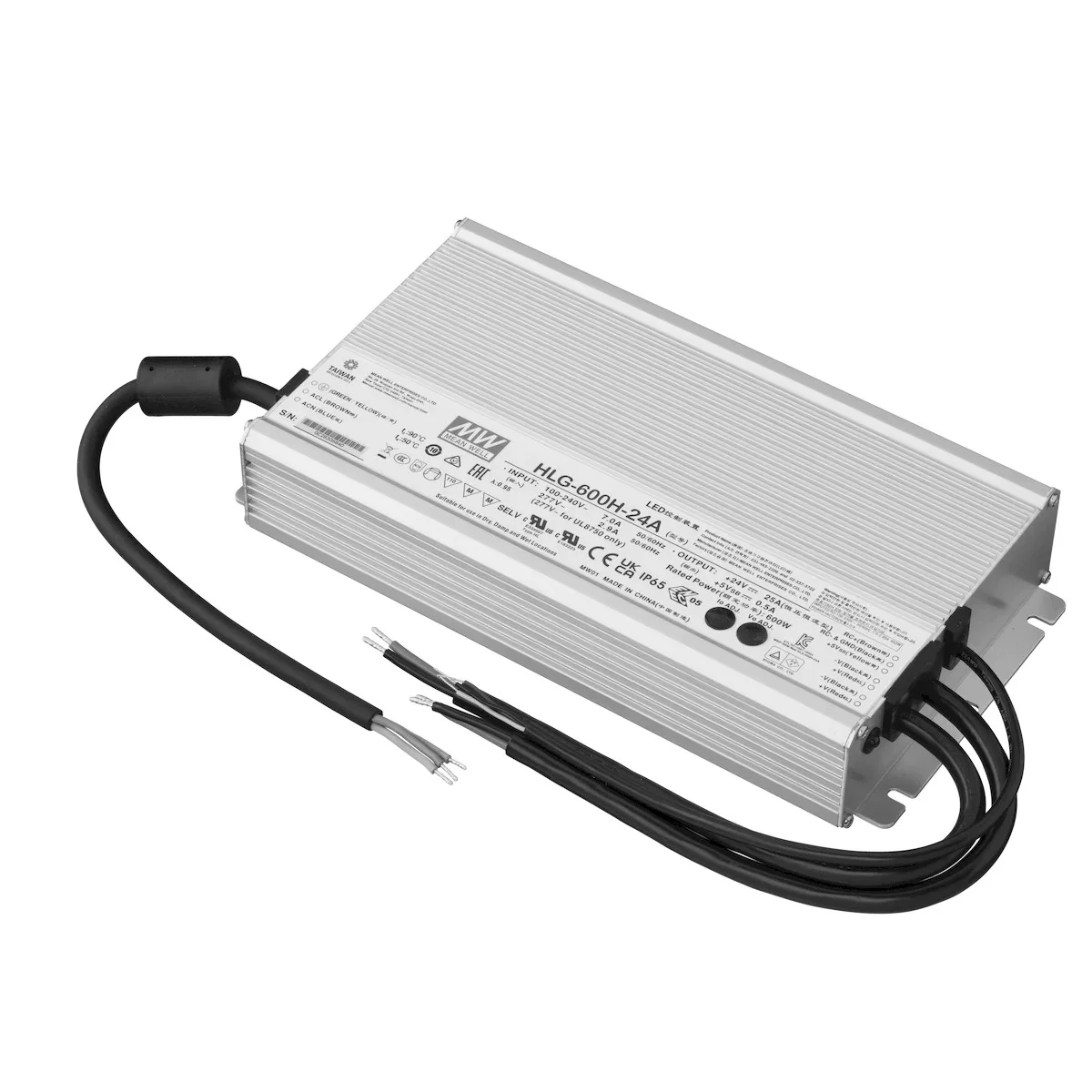 LED-DR Series Non-Dimming Driver, 600 Watts, 24V DC