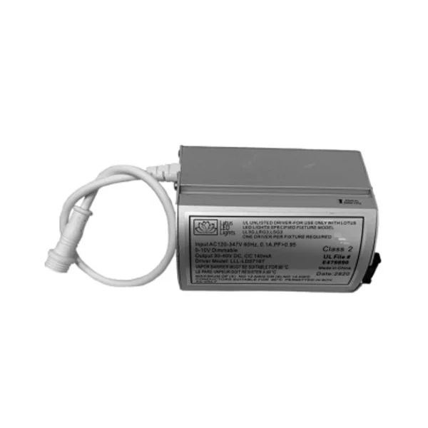LED Driver, 120-347V, 0-10V Dimmable, 3" Gimbal Compatible, 7.5W