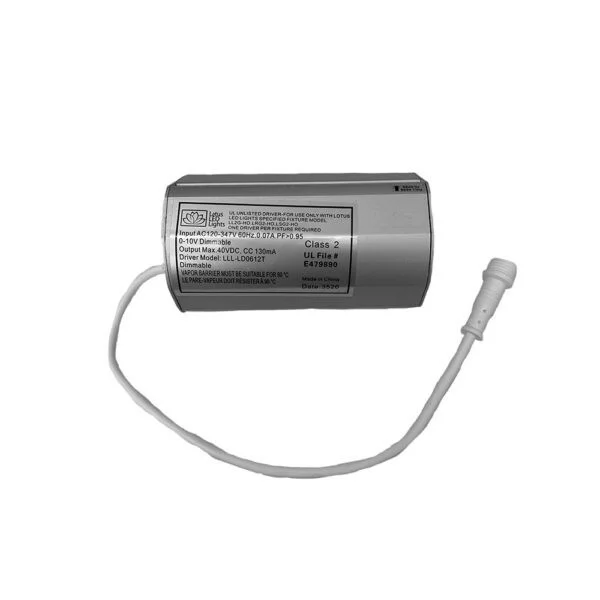LED Driver, 120-347V Input, 0-10V Dimmable, Compatible with 2" HO Gimbals