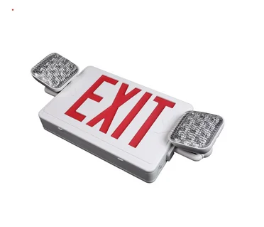 LED Emergency Exit Combo Light - HY-EXLCOMB01RED