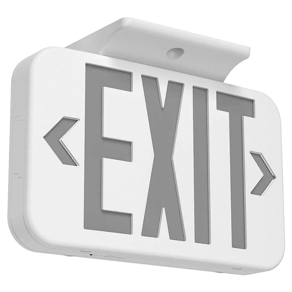 LED Emergency Exit Sign, Green Letters, Double Face - view 2