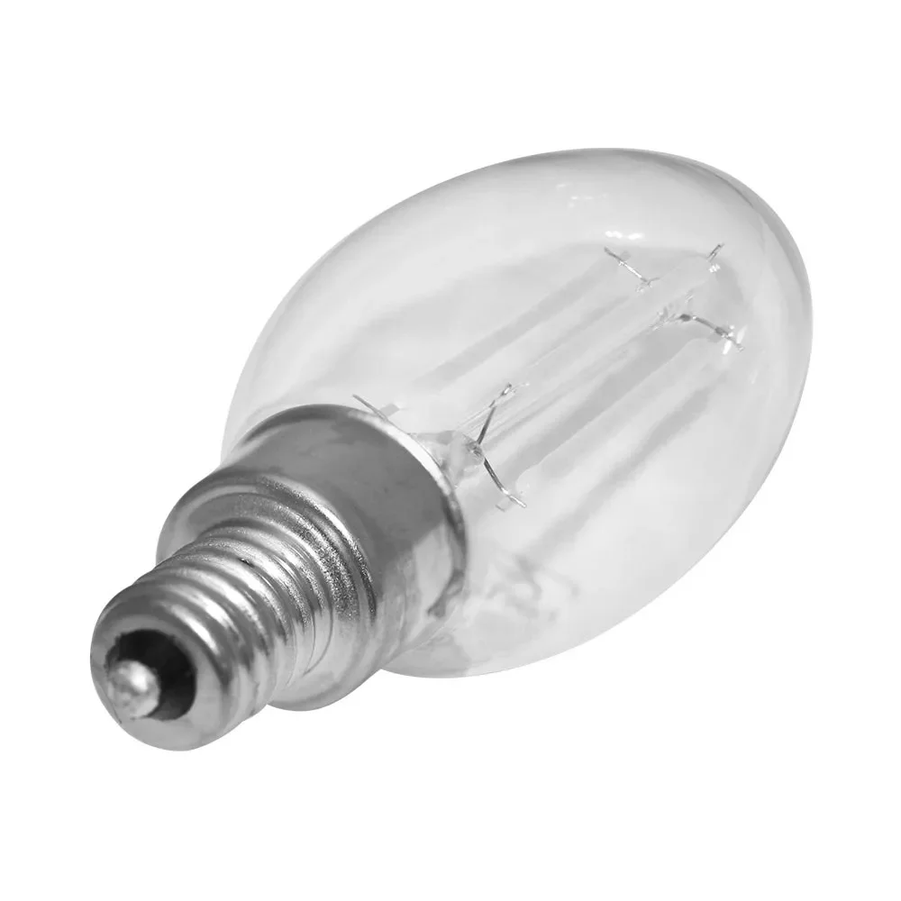 Euri Lighting LED Filament Lamp, B10, 5.5W, 500lm, 5000K, 120V, E12, Clear Glass, Dimmable, Wet Rated, 4-Pack - view 2