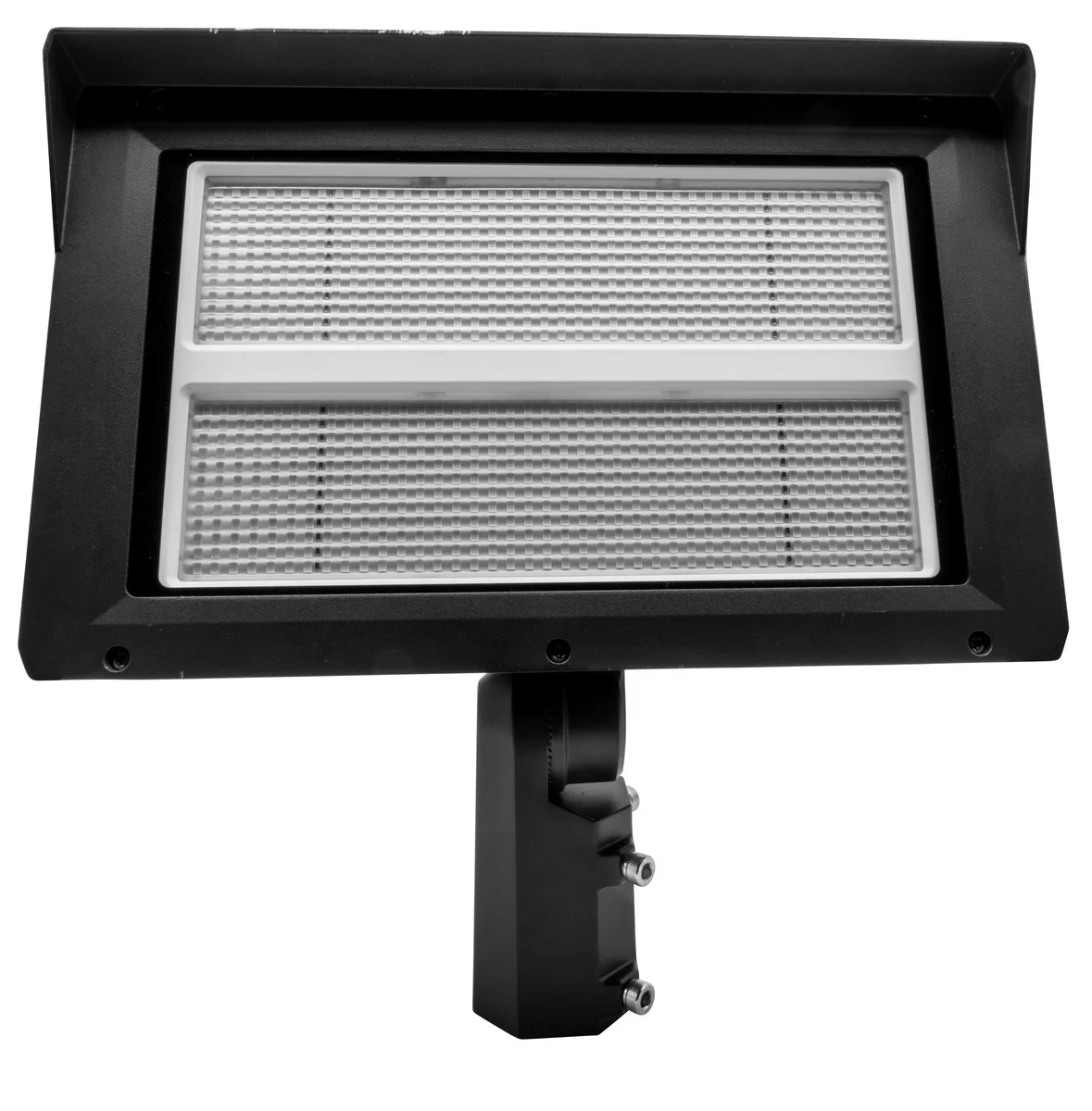 LED Flood Light, Power and CCT Select, 200/240/290W, 3000K/4000K/5000K, Slip Fitter Pre-installed, Yoke Mount, 277-480V