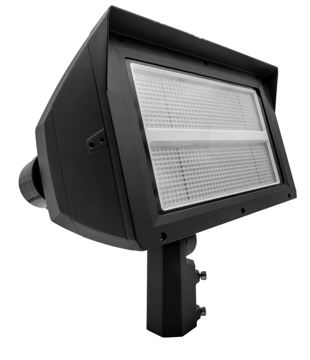 LED Flood Light, Power and CCT Select, 200/240/290W, 3000K/4000K/5000K, Slip Fitter Pre-installed, Yoke Mount - view 2