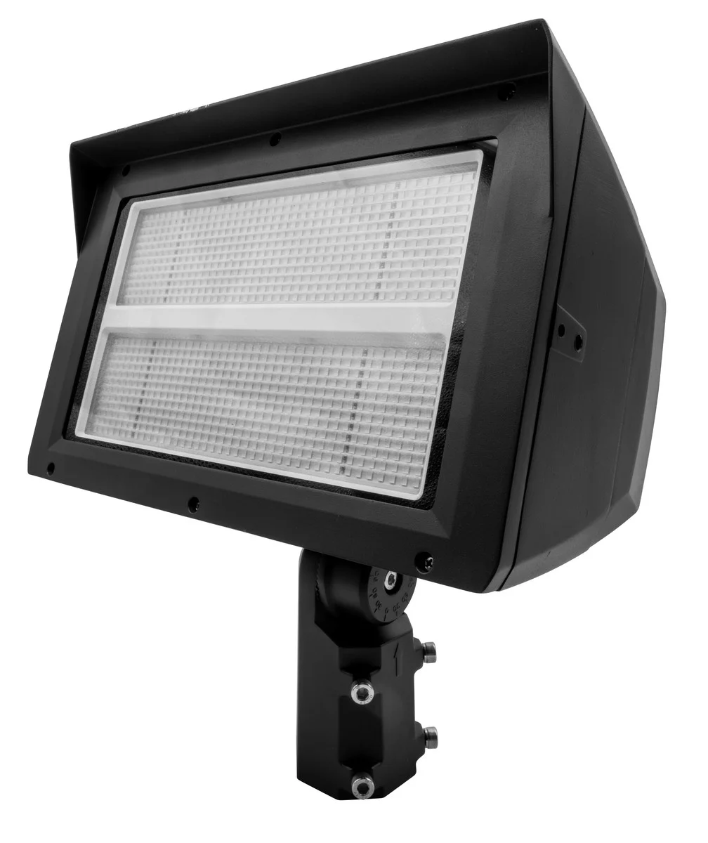 LED Flood Light, Power and CCT Select, 200/240/290W, 3000K/4000K/5000K, Slip Fitter Pre-installed, Y...