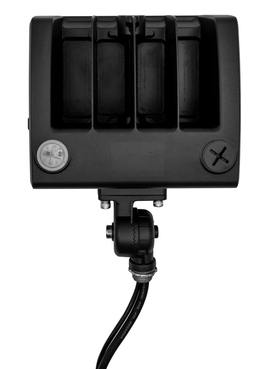 LED Flood Light, Power and CCT Select, 40/50/60W, 3000K/4000K/5000K, Built-in Photocell, Knuckle and...
