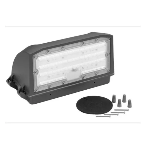 LED Full Cutoff Wall Pack, 45W/60W/75W - Power and CCT Adjustable