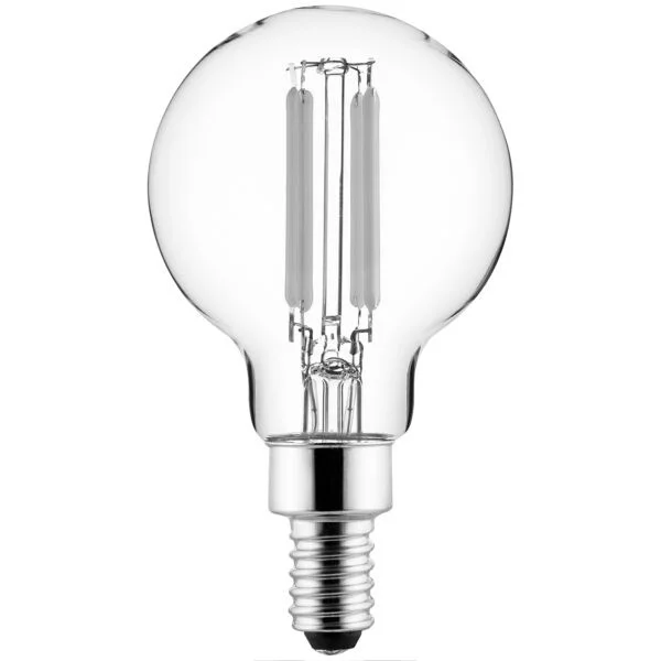 G16.5 LED Filament Bulb, 6W, 3000K, 6-Pack