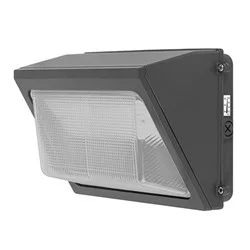 LED Glass Wall Pack Light, 28W-70W Selectable, 3000K-5000K Selectable, Photocell, Gen 2