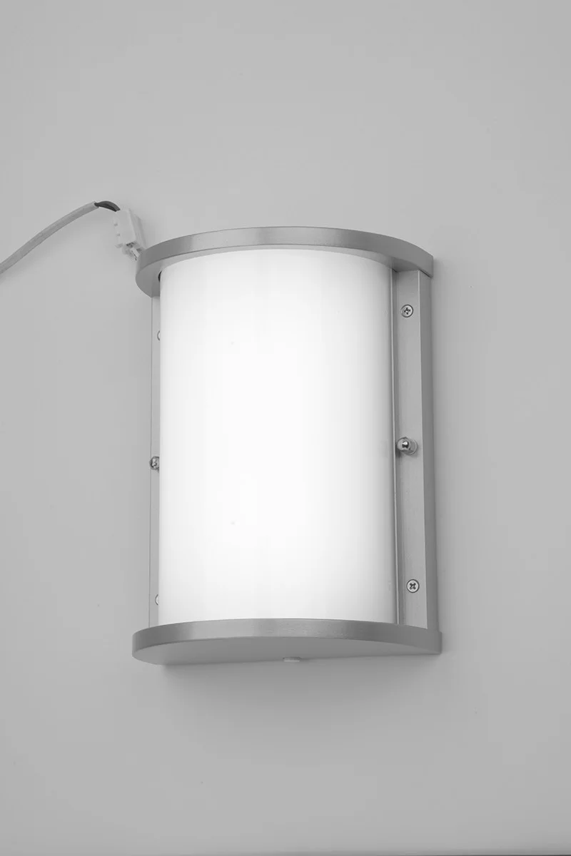 LED Half Cylinder Wall Sconce, 12.5W, 2700K–6500K, Dusk-to-Dawn Sensor - view 4