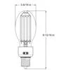 LED HID Filament Lamp 30W-45W, 3000K-5000K, Selectable Lumens, ED28 Bulb, EX39/E39 Base - view 4