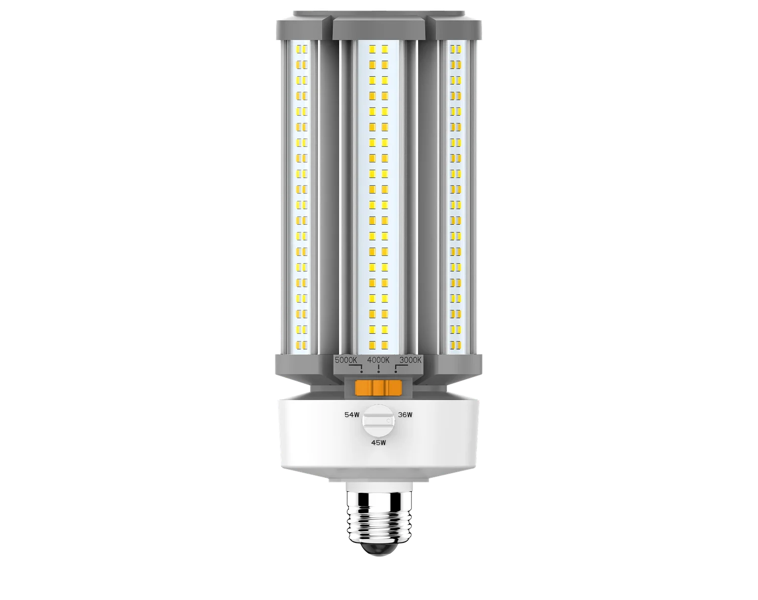LED HID Replacement Lamp, 45/36/27W, 30/40/5000K, E26 Base