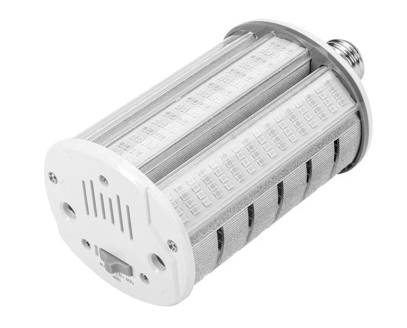 LED HID Replacement Lamp Designed for Horizontal Applications, Power Select 27 / 18 / 12W, E26 Base, Color Select 3000 /
