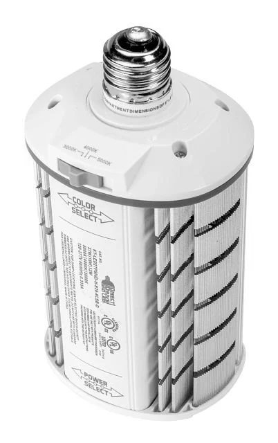 LED HID Replacement Lamp Designed for Horizontal Applications, Power Select 27 / 18 / 12W, E26 Base,...