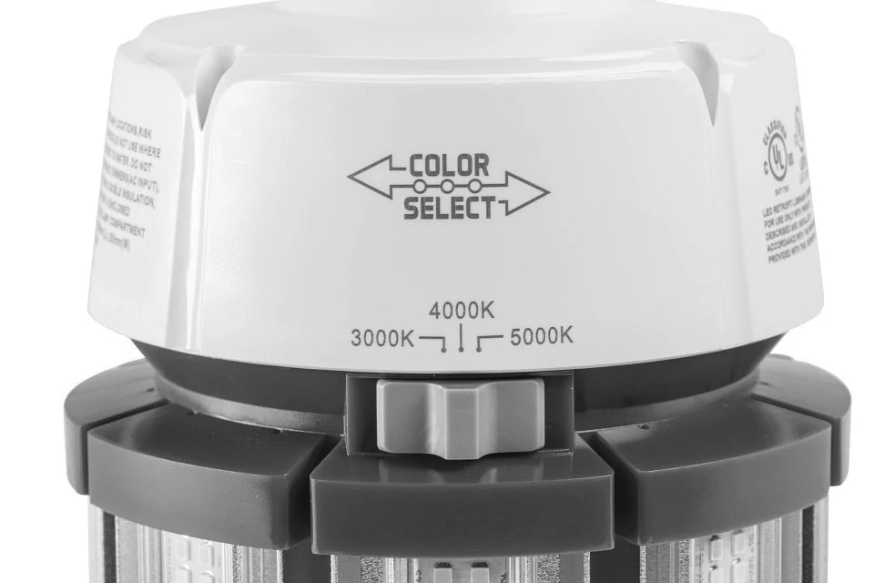 LED HID Replacement lamp feat. Power Select & Color Select. 100 / 80 / 63W, 3000 / 4000 / 5000K, 120...