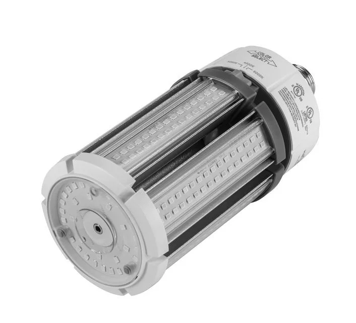 LED HID Replacement lamp feat. Power Select & Color Select. 36 / 27 / 18W, 3000 / 4000 / 5000K, 120-277V Input, E26 Base