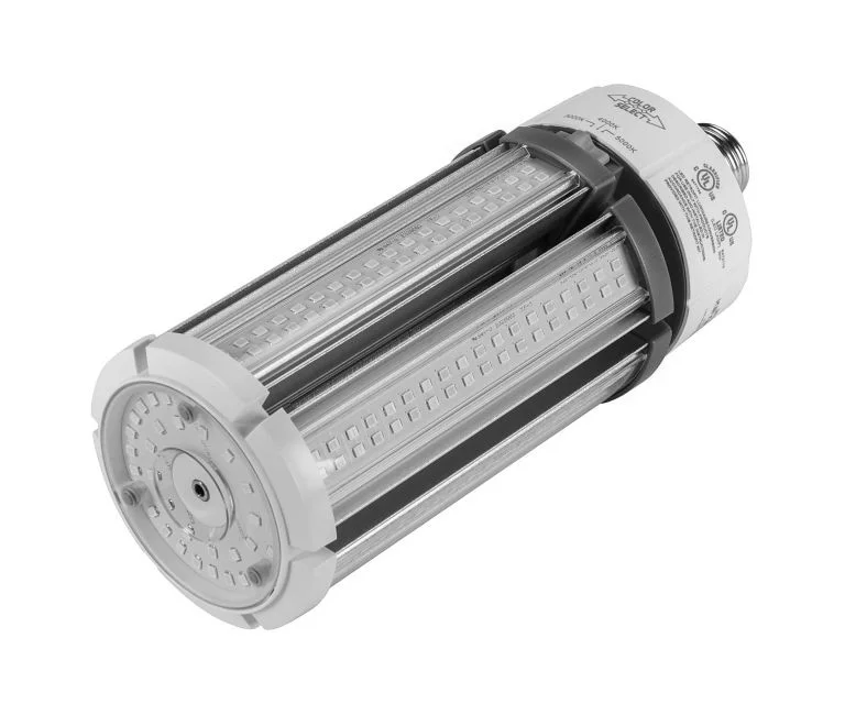 LED HID Replacement lamp feat. Power Select & Color Select. 45 / 36 / 27W, 3000 / 4000 / 5000K, 120-277V Input, E26 Base