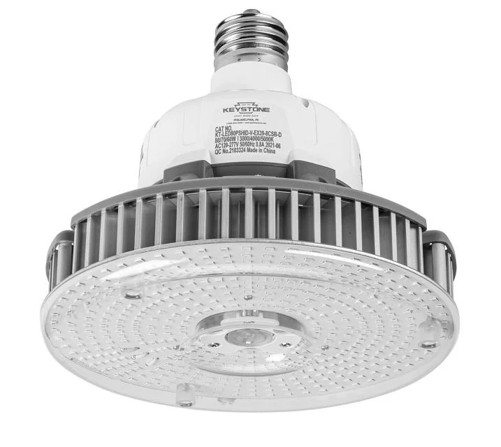 LED HID Replacement lamp feat. Power Select & Color Select. 60 / 70 / 80W, 3000 / 4000 / 5000K, 120-277V Input, EX39 Bas