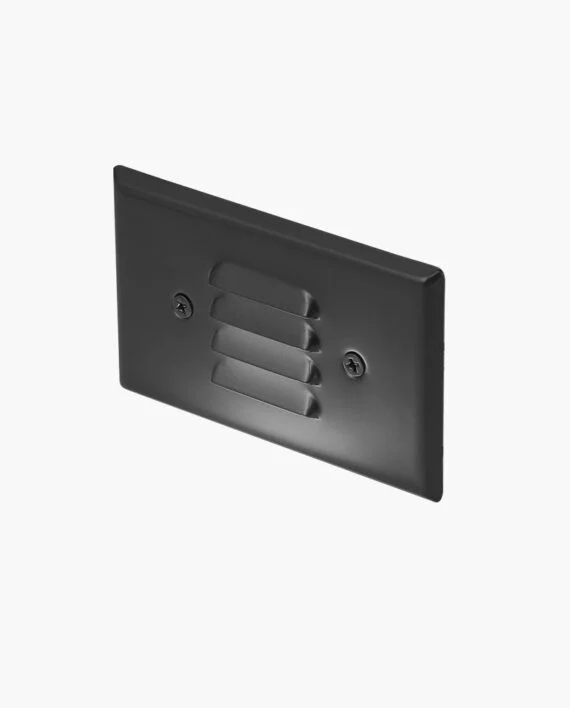 LED Horizontal Step Light, 2.5W, 120V, 3000K, White/Bronze Covers