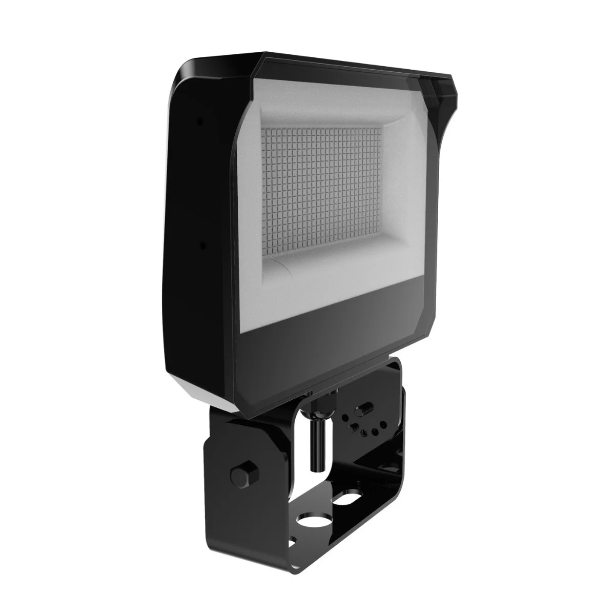 LED Knuckle Flood Light, LOC-HKFL Family Series, Multi-Wattage, 3CCT, 120-277V, Knuckle/Trunnion Mount